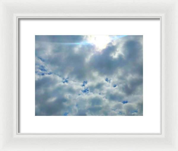 Clouds Above a Park - Framed Print