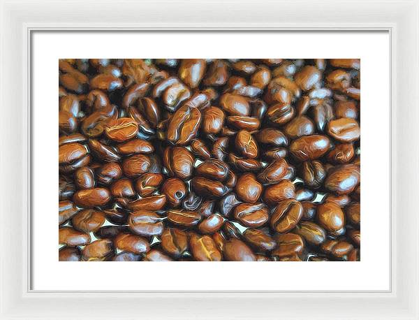Coffee Beans - Framed Print