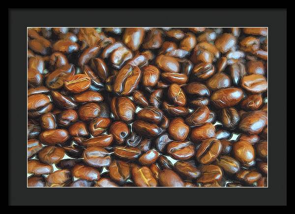 Coffee Beans - Framed Print