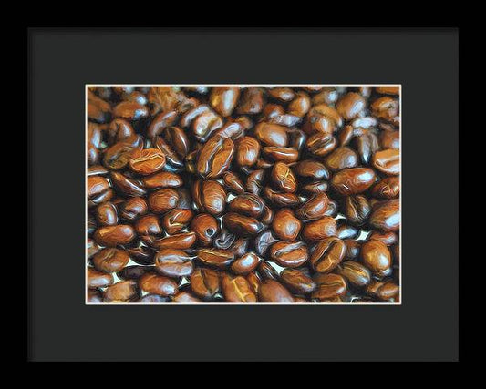 Coffee Beans - Framed Print