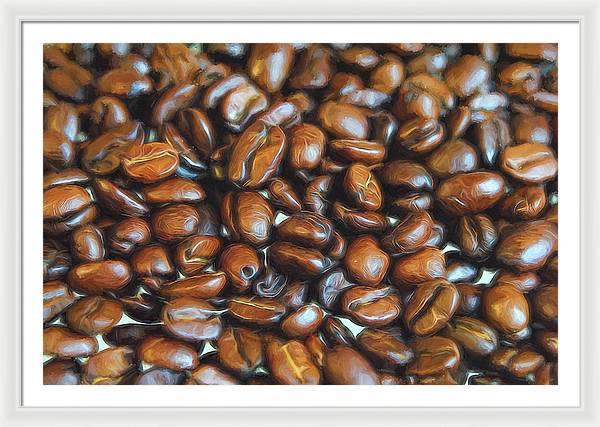 Coffee Beans - Framed Print