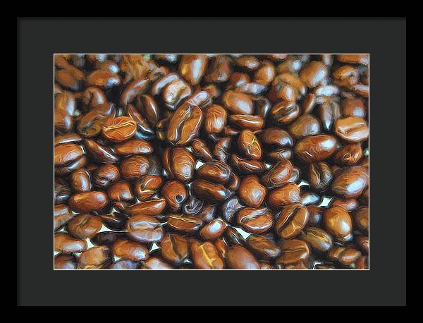 Coffee Beans - Framed Print