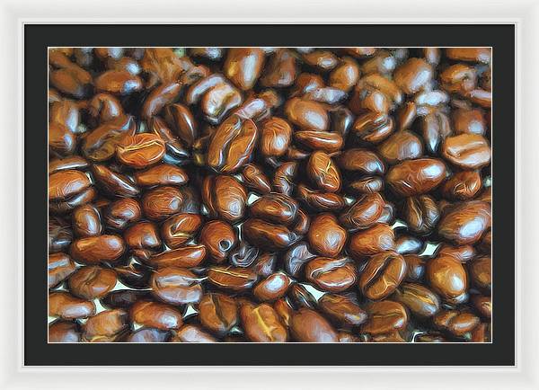 Coffee Beans - Framed Print