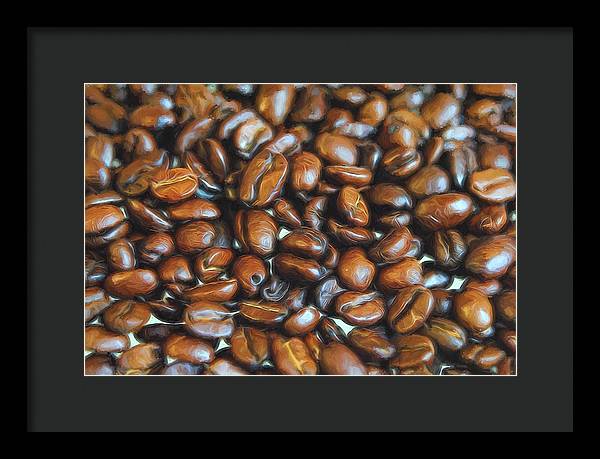 Coffee Beans - Framed Print
