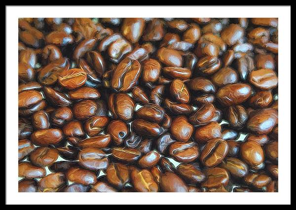 Coffee Beans - Framed Print
