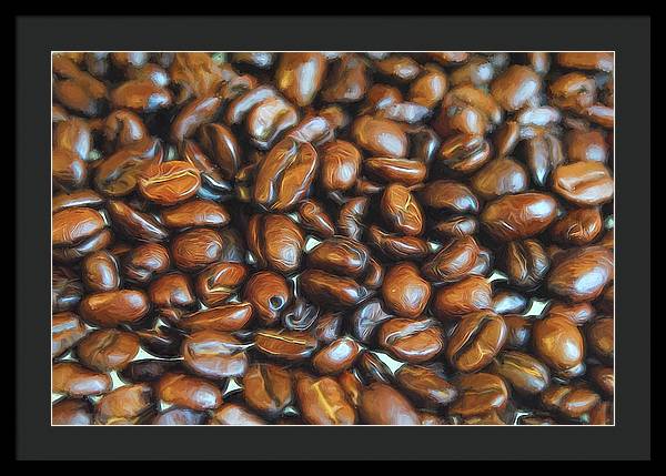 Coffee Beans - Framed Print
