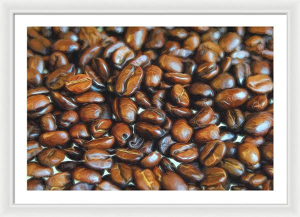Coffee Beans - Framed Print