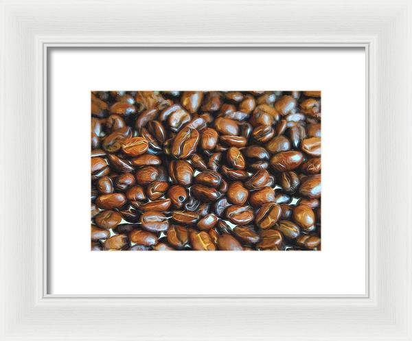 Coffee Beans - Framed Print