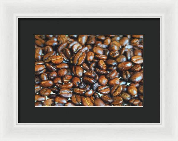 Coffee Beans - Framed Print