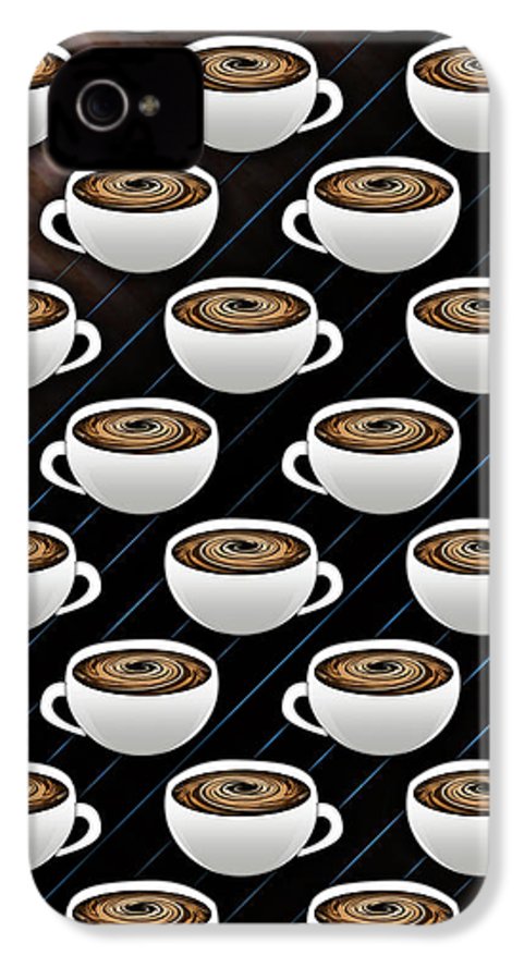 Coffee Cups and Stripes - Phone Case
