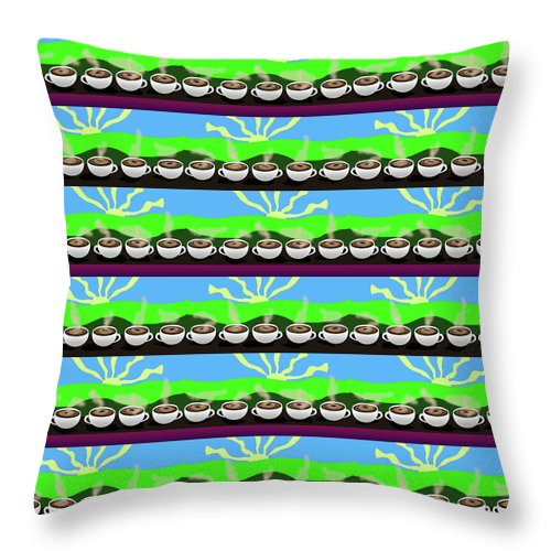 Coffee Morning - Throw Pillow
