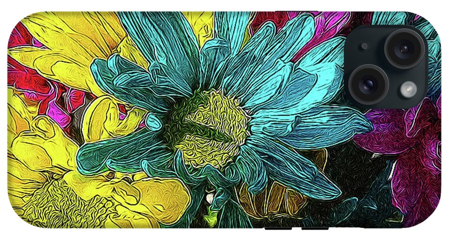 Colorful Daisies - Phone Case