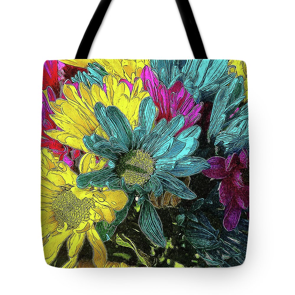 Colorful Daisies - Tote Bag