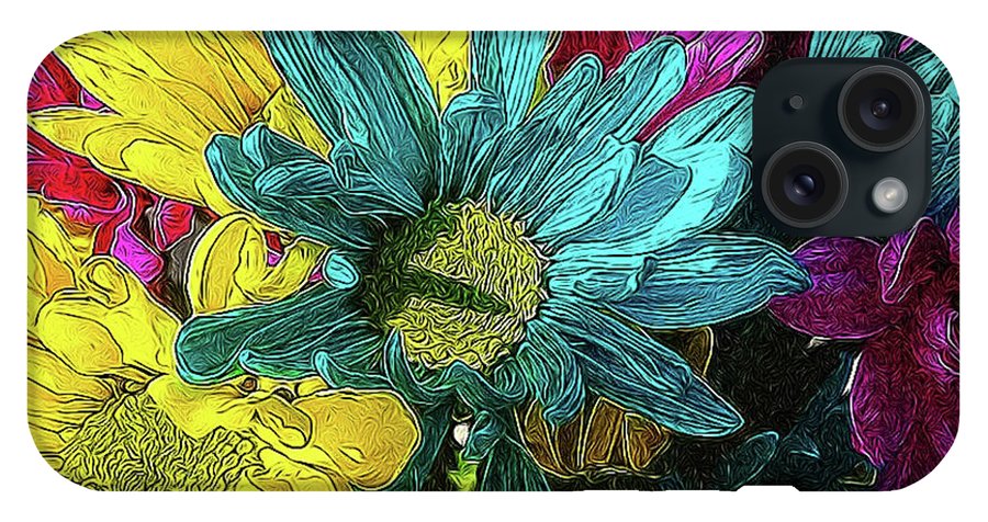 Colorful Daisies - Phone Case