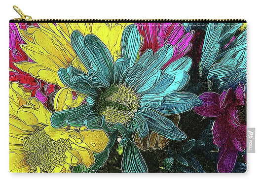 Colorful Daisies - Carry-All Pouch