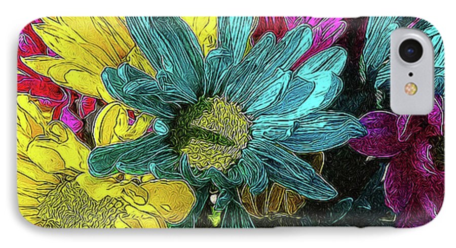 Colorful Daisies - Phone Case