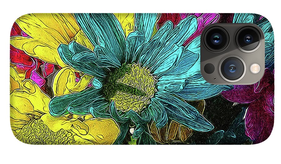 Colorful Daisies - Phone Case