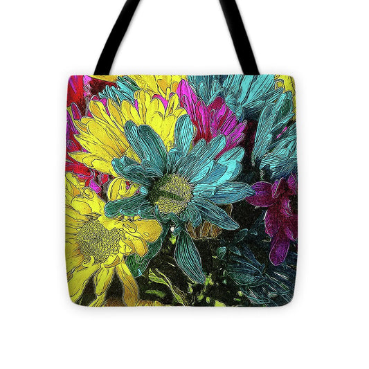 Colorful Daisies - Tote Bag