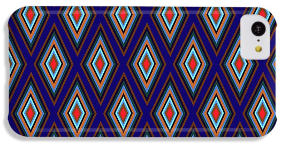 Colorful Diamonds Geometric Pattern Variation 3 - Phone Case