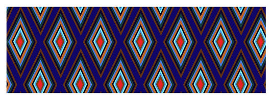 Colorful Diamonds Geometric Pattern Variation 3 - Yoga Mat