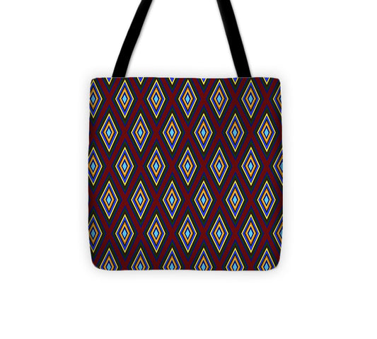 Colorful Diamonds Pattern Variation 1 - Tote Bag