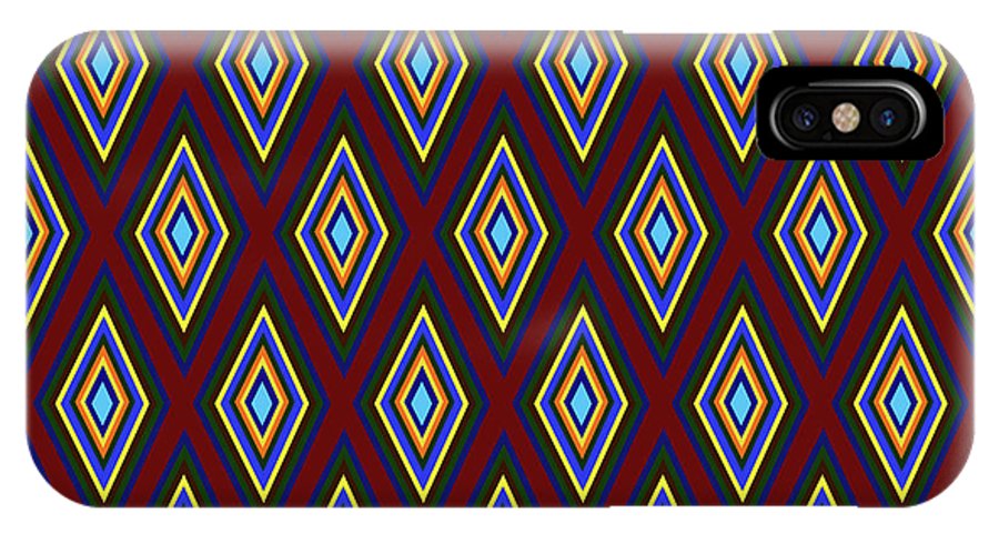 Colorful Diamonds Pattern Variation 1 - Phone Case