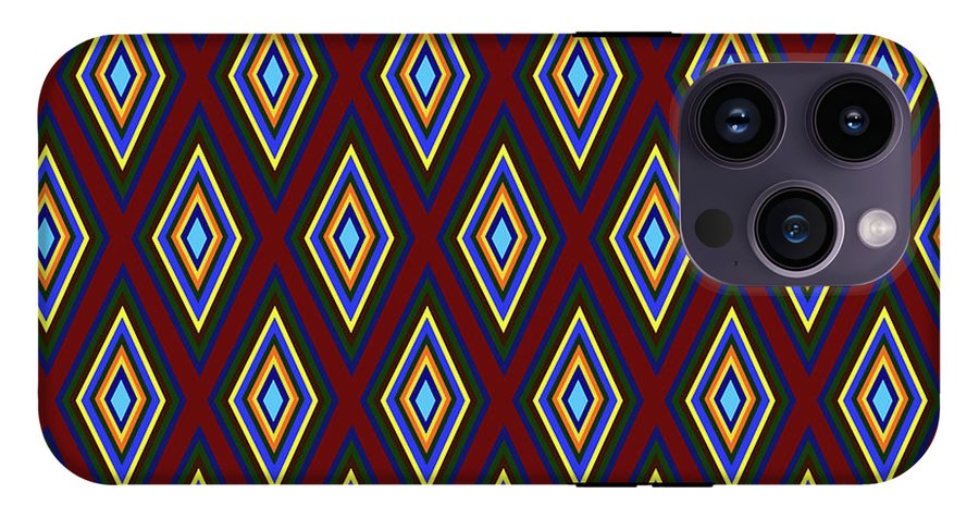 Colorful Diamonds Pattern Variation 1 - Phone Case