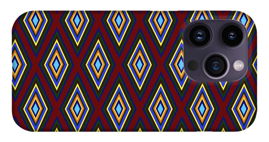 Colorful Diamonds Pattern Variation 1 - Phone Case