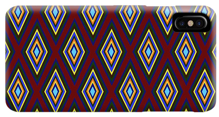 Colorful Diamonds Pattern Variation 1 - Phone Case