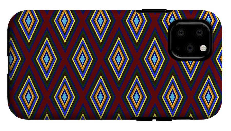 Colorful Diamonds Pattern Variation 1 - Phone Case