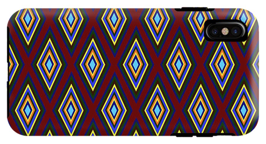 Colorful Diamonds Pattern Variation 1 - Phone Case
