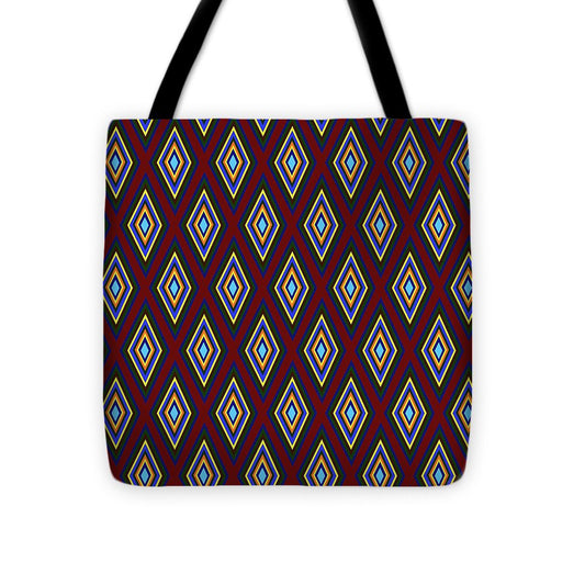 Colorful Diamonds Pattern Variation 1 - Tote Bag