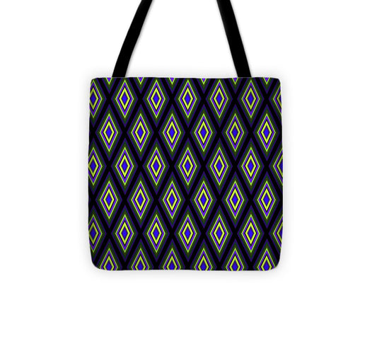 Colorful Diamonds Variation 2 - Tote Bag