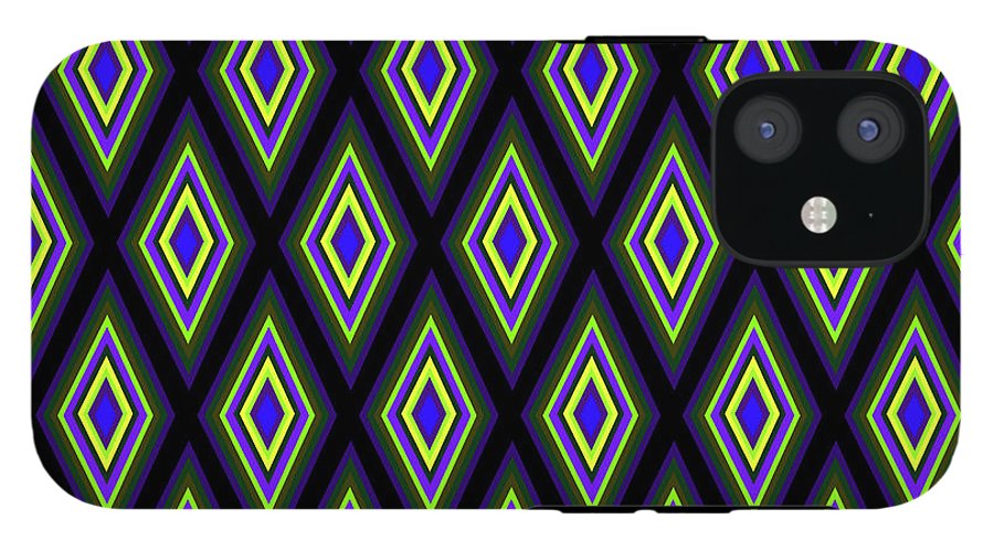 Colorful Diamonds Variation 2 - Phone Case
