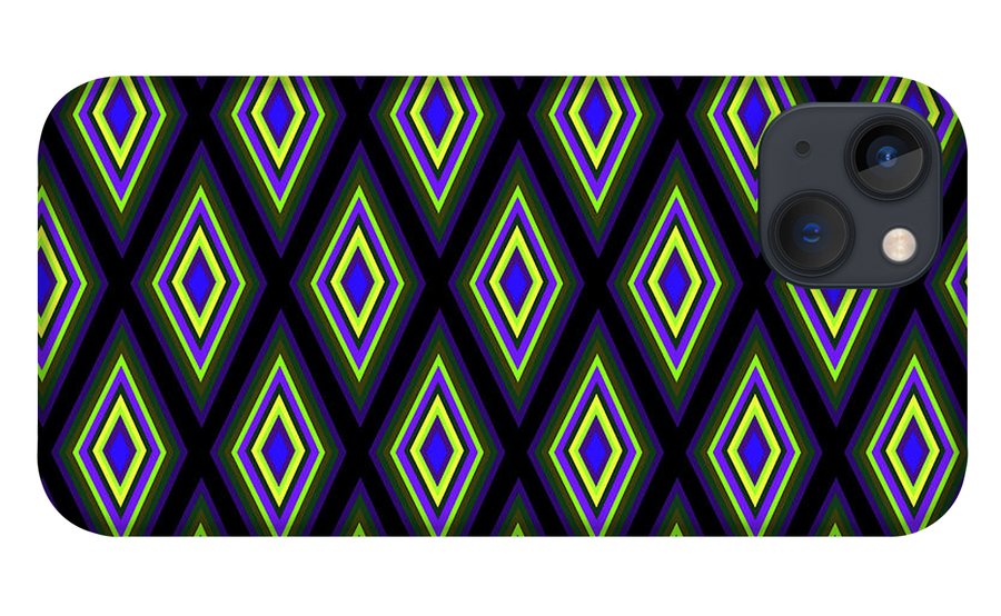 Colorful Diamonds Variation 2 - Phone Case
