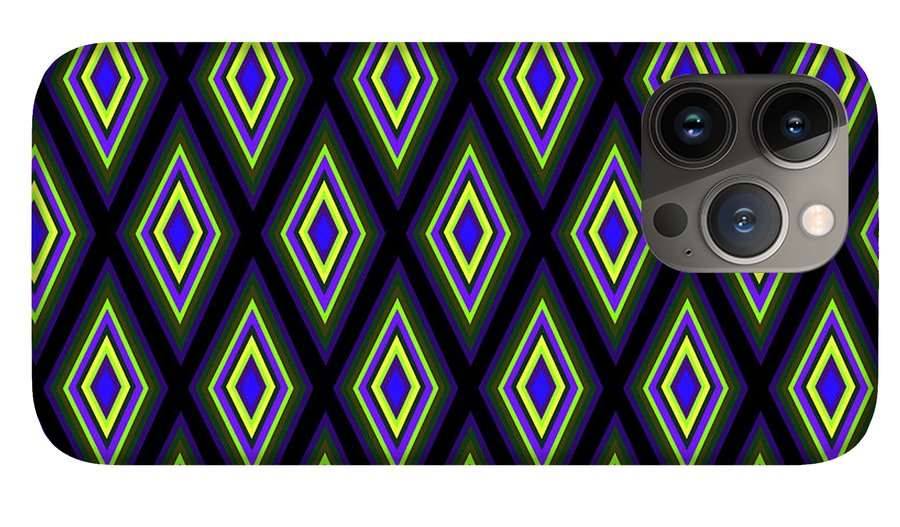 Colorful Diamonds Variation 2 - Phone Case