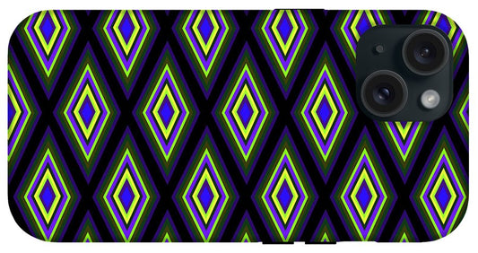 Colorful Diamonds Variation 2 - Phone Case
