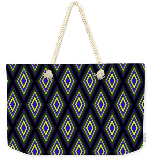 Colorful Diamonds Variation 2 - Weekender Tote Bag