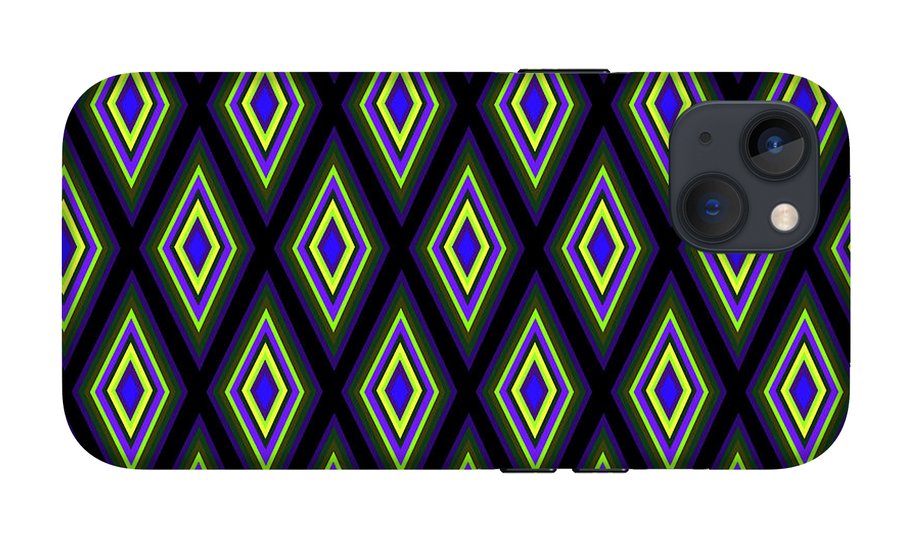 Colorful Diamonds Variation 2 - Phone Case