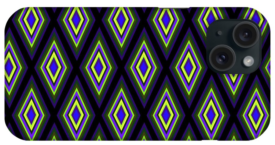 Colorful Diamonds Variation 2 - Phone Case