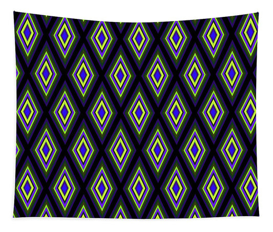 Colorful Diamonds Variation 2 - Tapestry
