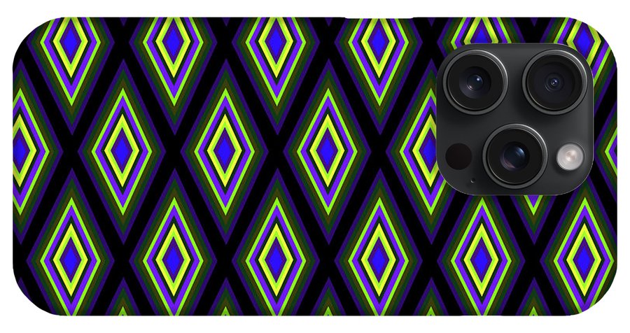 Colorful Diamonds Variation 2 - Phone Case