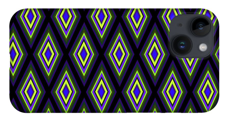 Colorful Diamonds Variation 2 - Phone Case