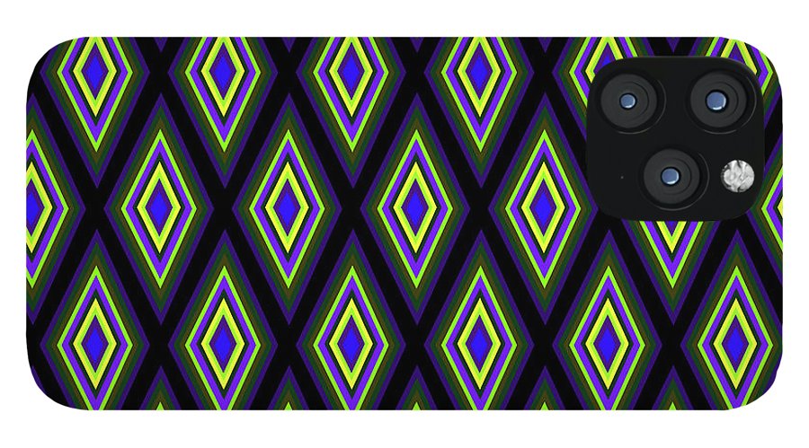 Colorful Diamonds Variation 2 - Phone Case