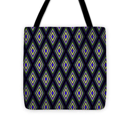 Colorful Diamonds Variation 2 - Tote Bag
