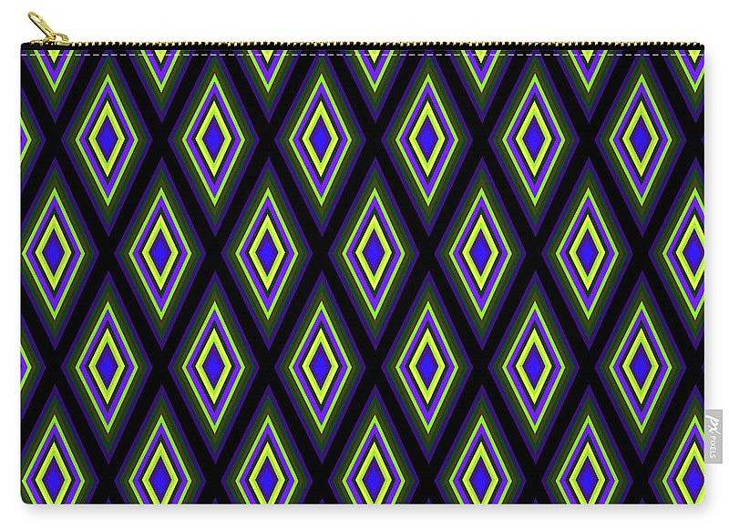 Colorful Diamonds Variation 2 - Carry-All Pouch