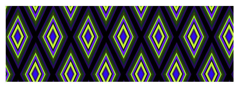Colorful Diamonds Variation 2 - Yoga Mat