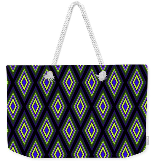 Colorful Diamonds Variation 2 - Weekender Tote Bag