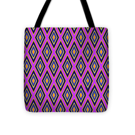 Colorful Diamonds Variation 4 - Tote Bag