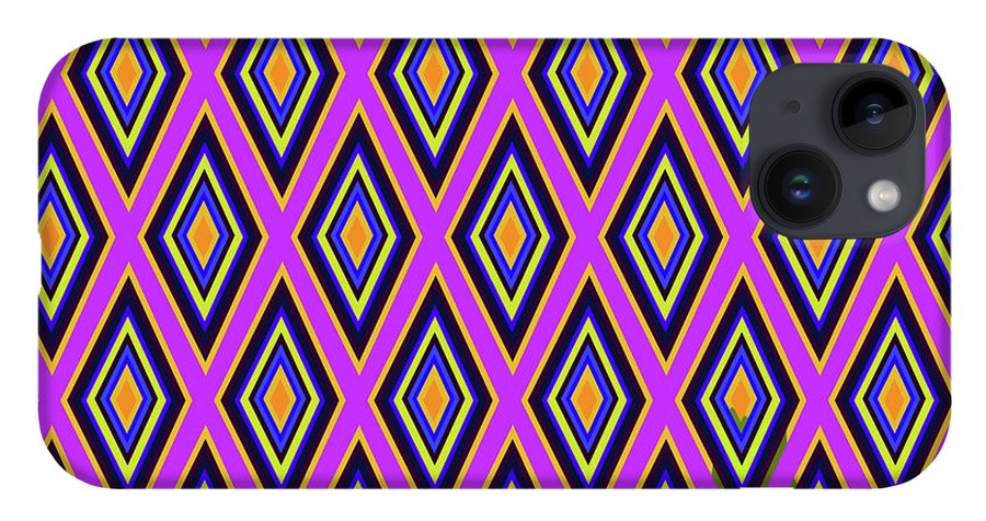 Colorful Diamonds Variation 4 - Phone Case